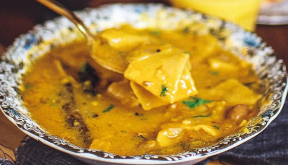 Gujarati Style Dal Dhokli Recipe