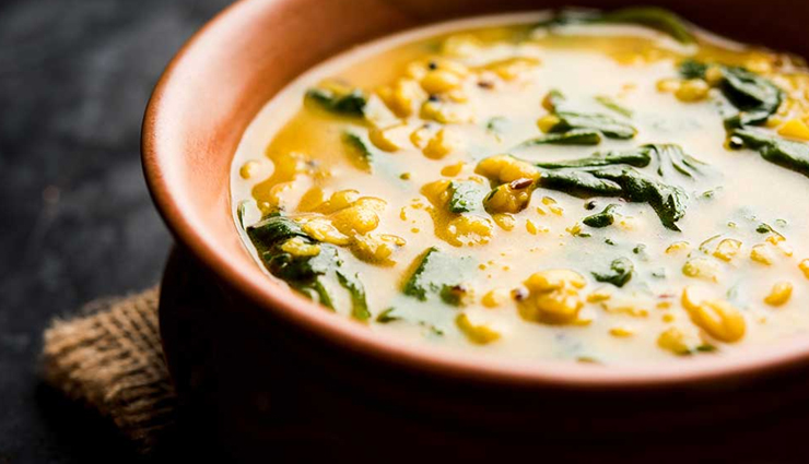 dal palak,dal recipe,palak recipe,main course recipe