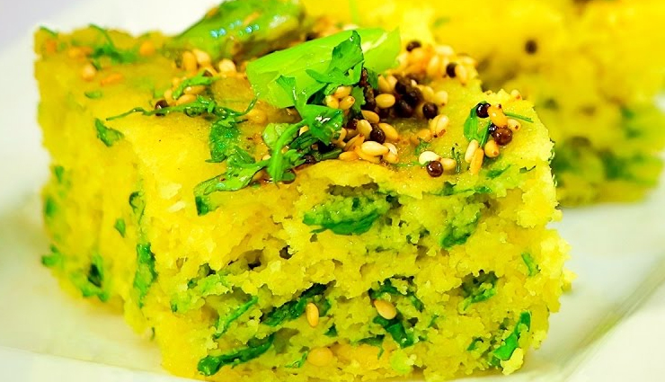 dal palak dhokla,dal palak dhokla recipe,dhokla recipe,dal recipe
