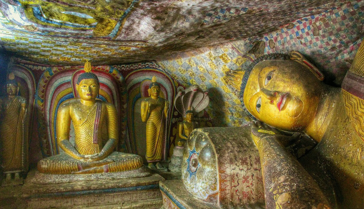 dambulla cave temple,interesting facts about the largest cave temple in sri lanka,sri lanka,largest cave temple