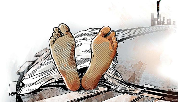 बयाना : लाइन क्रॉस करते समय हुआ हादसा, मालगाड़ी की चपेट में आया युवक 