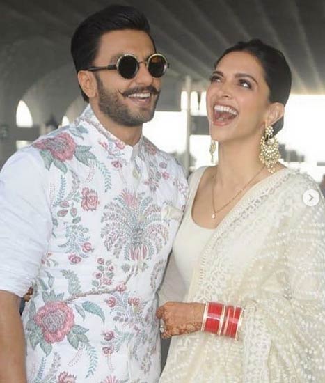 ससुराल रवाना हुए रणवीर सिंह, चूड़े और मंगलसूत्र लुक में नजर आई दीपिका पादुकोण, देखे वीडियो bollywood,deepika padukone,ranveer singh,bengaluru,mumbai airport