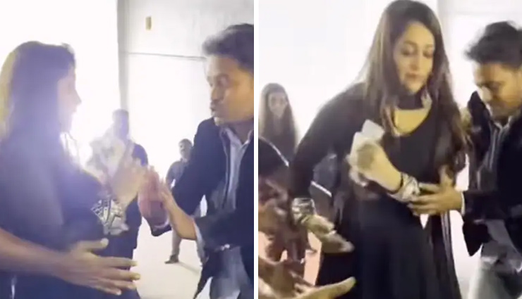 गिरते-गिरते बचीं दीपिका कक्कड़, फैन ने की बचाने की कोशिश तो भड़की, बोली - मुझे टच मत करो; हुई ट्रोल 