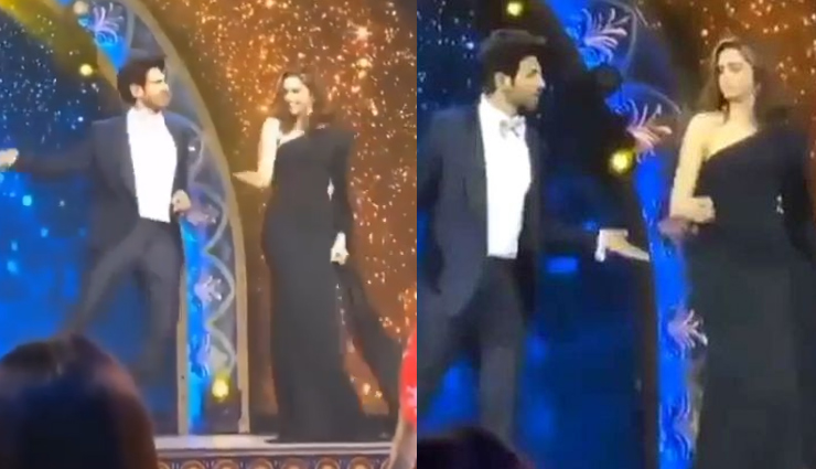 'धीमे धीमे' गाने पर कार्तिक आर्यन और दीपिका पादुकोण ने स्टेज पर किया डांस, वीडियो हुआ वायरल