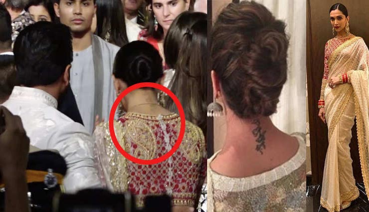 फिर दिखा दीपिका की गर्दन पर ‘आरके’ टैटू, हटवाने को तैयार नहीं