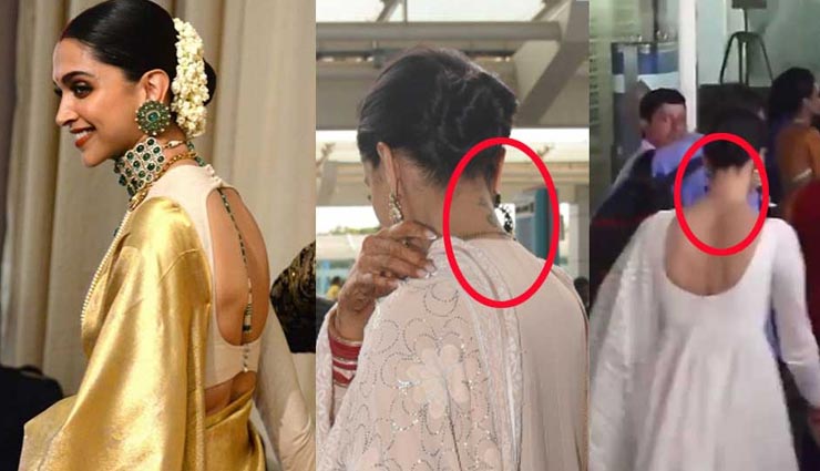 बेंगलुरू में फिर नजर आया दीपिका पादुकोण का 'RK' टैटू