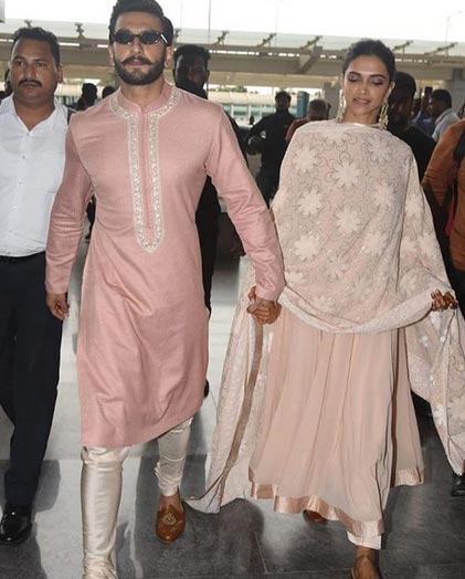 bollywood,deepika padukone,ranveer singh,bengaluru airport