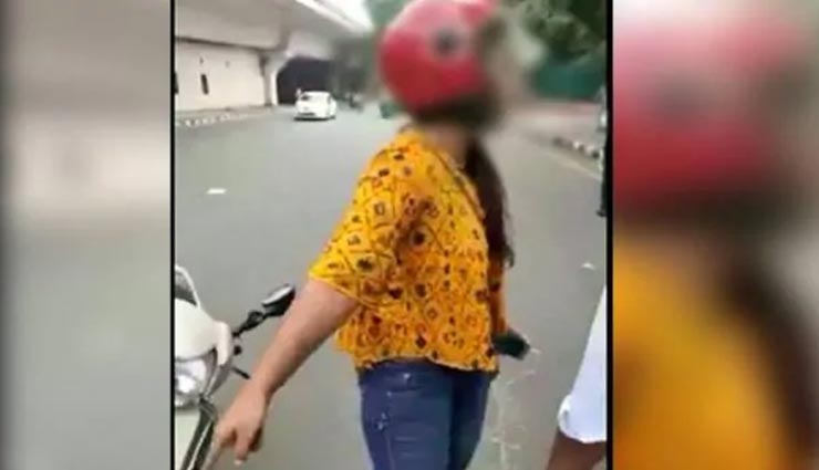 दिल्ली : चालान के डर से युवती ने दी सुसाइड की धमकी 