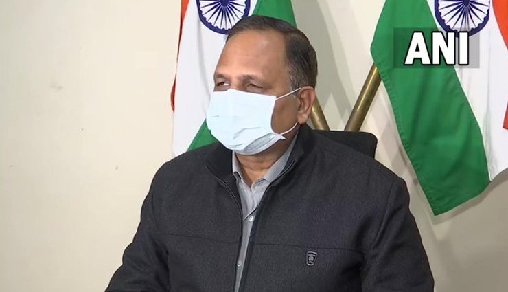आज दिल्ली में 10000 लोगों के कोरोना संक्रमित होने की आशंका: स्वास्थ्य मंत्री सत्येंद्र जैन