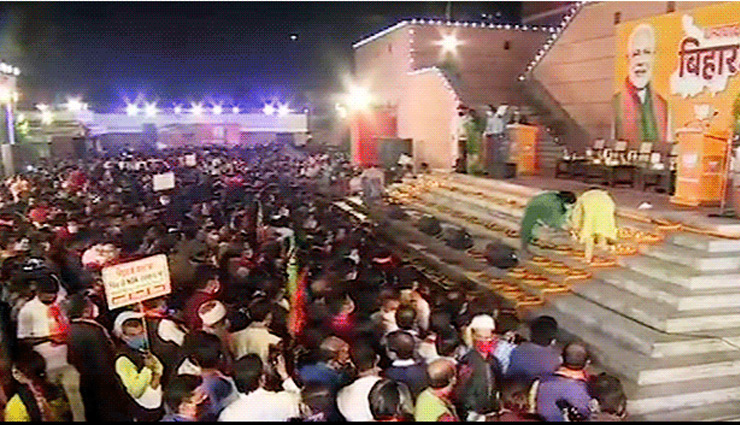 कोरोना अभी गया नहीं, लेकिन दिल्ली में BJP का सुपर स्प्रेडर इवेंट
