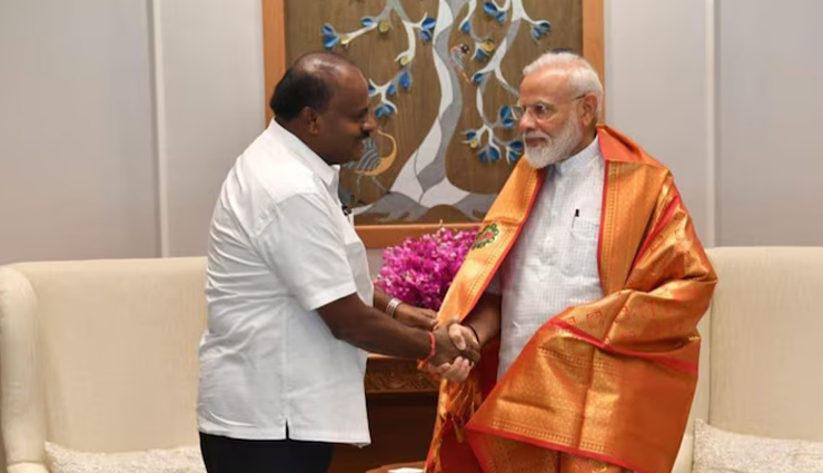 देवेगौड़ा की पार्टी एनडीए के हिस्से के रूप में कर्नाटक में 3 सीटों पर चुनाव लड़ेगी