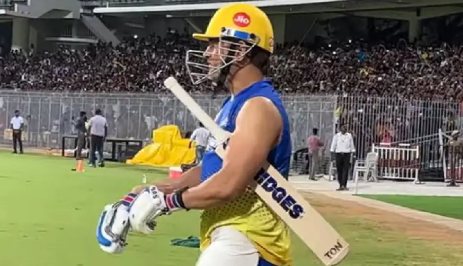 CSK फैंस के लिए राहत भरी खबर, MS Dhoni ने नेट्स में की वापसी; VIDEO हुआ वायरल
