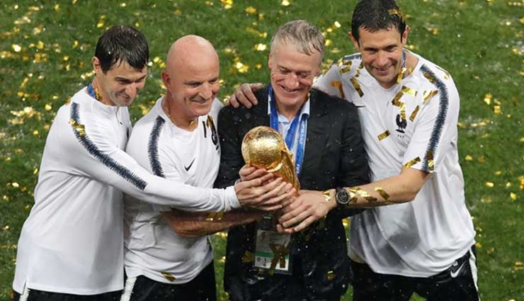 फीफा विश्व कप 2018 : जीत के बाद फ्रांस के कोच डेसचेम्पस ने रचा ये कीर्तिमान