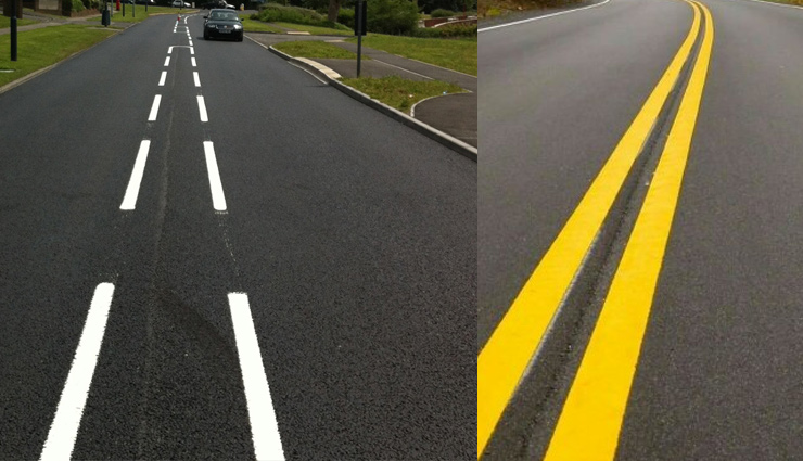 आखिर सड़कों पर क्यों बनी होती है सफेद और पीली लाइन, जाने इनका मतलब