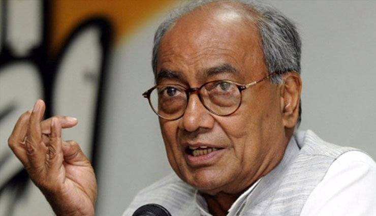 दिग्विजय सिंह का विवादित बयान, भगवा वस्‍त्र पहनने वाले मंदिरों में कर रहे बलात्‍कार