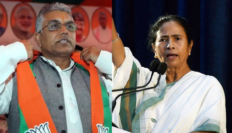 पश्चिम बंगाल: मर्यादा भूले बंगाल BJP प्रमुख दिलीप घोष, ममता बनर्जी को दी गाली, कहा- ह**मी 
