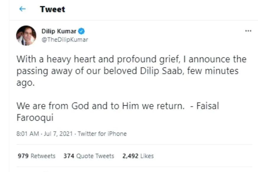 dililp kumar,dilip kumar dies,bollywood