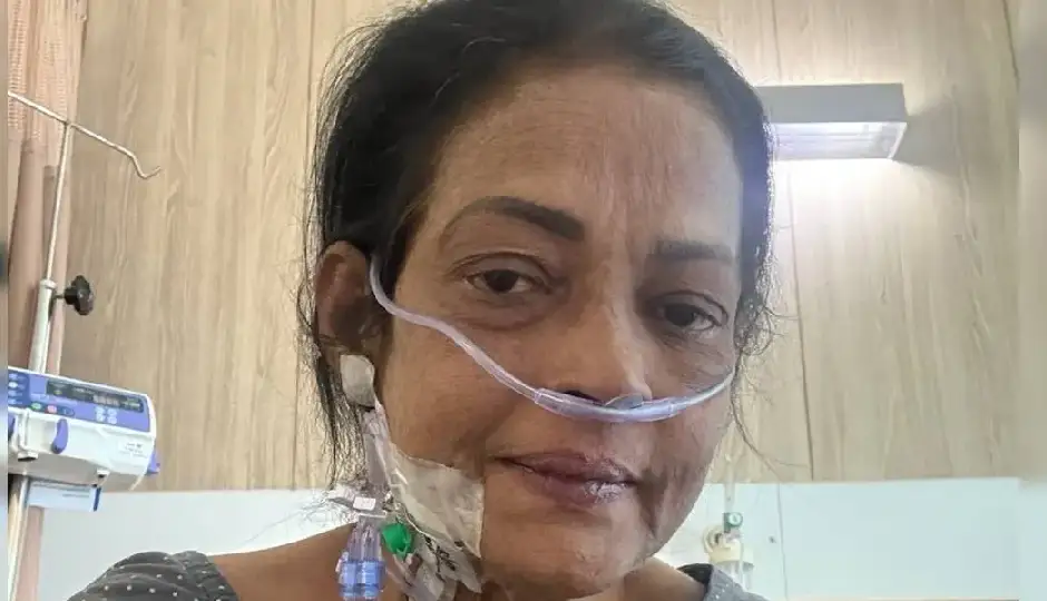 अस्पताल के बेड से डिस्को शांति की तस्वीर वायरल, नाक में ऑक्सीजन कैनुला देख फैंस ने पूछा- कैसी है एक्ट्रेस की तबीयत?