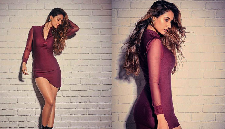 disha patani,malang,disha patani hot photoshoot,disha ptani latest photoshoot,disha patani in purple dress,disha patani news,disha patani new movie,entertainment,bollywood news