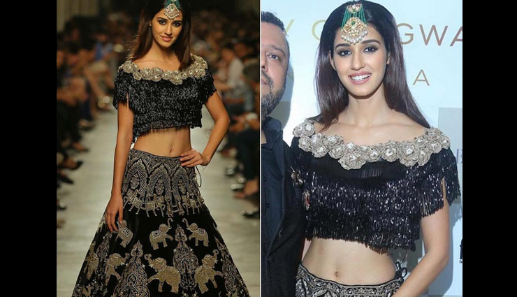 disha patani,athiya shetty,indian couture week 2017,manav gangwani,new bridal fashion goals
