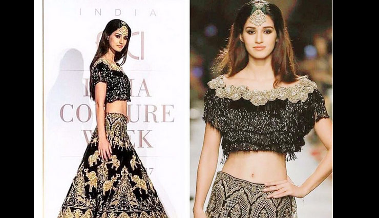 disha patani,athiya shetty,indian couture week 2017,manav gangwani,new bridal fashion goals