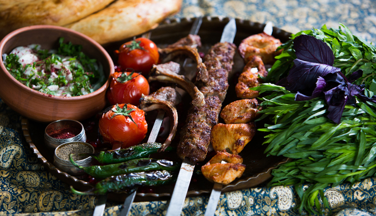 dishes you must try in azerbaijan,mouthwatering dishes,azerbaijan,plov,kebab,halva,kufta bozbash,roast chicken,piti,dolma,dushbara,baliq,dovga