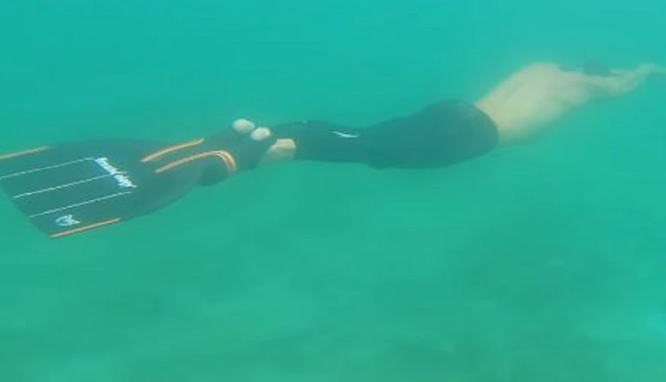 man,swim,underwater,world record