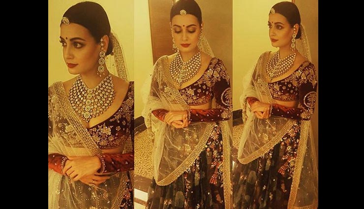 dia mirza,indian couture week 2017,icw 201