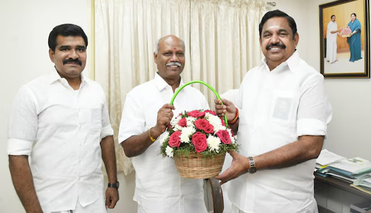 लोकसभा चुनाव से पहले तमिलनाडु के भाजपा नेता टाडा पेरियासामी अन्नाद्रमुक में शामिल
