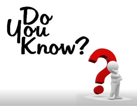 क्या आप जानते है ??????