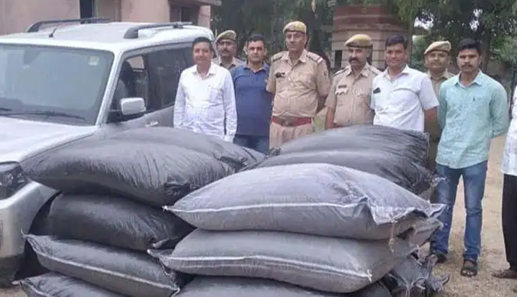 राजस्थान: पाली जिले में पुलिस ने बरामद की 469 किलोग्राम अवैध डोडा पोस्त