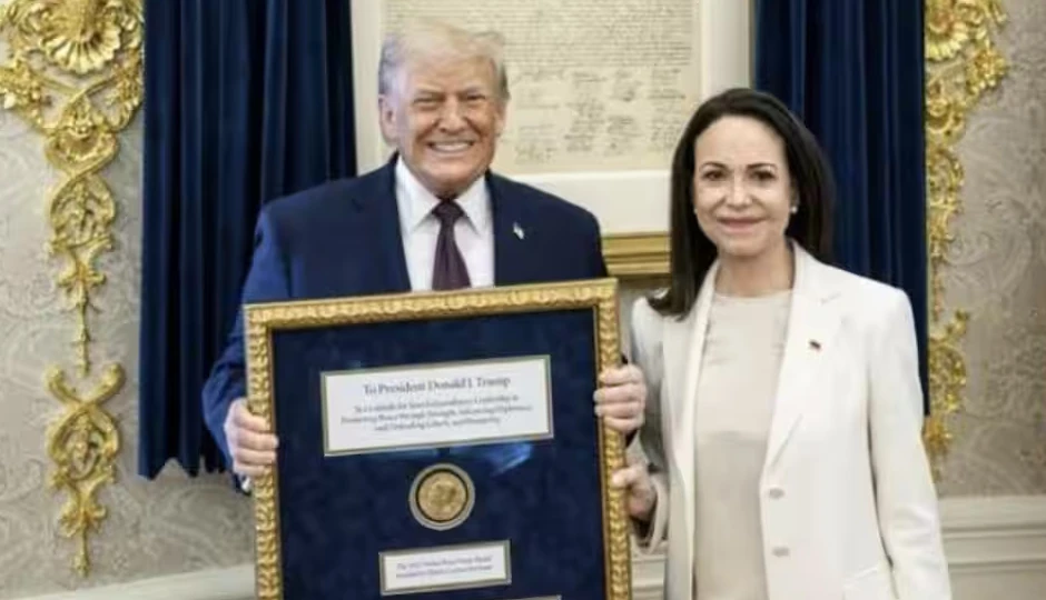 ‘हमें उन पर पूरा भरोसा है…’ वेनेजुएला की नेता मचाडो ने ट्रंप को सौंपा नोबेल मेडल, व्हाइट हाउस की मीटिंग में क्या रहा खास?