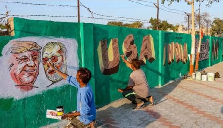 donald trump,gujarat government,donald trumps visit india,gujarat,slum,donald trump,ahmedabad municipal corporation,news