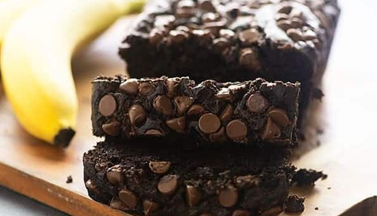 double chocolate banana bread recipe,decadent banana bread with chocolate,best double chocolate banana bread,easy decadent chocolate banana bread,homemade double chocolate banana bread,moist and rich banana bread with chocolate,how to make decadent double chocolate banana bread,step-by-step chocolate banana bread recipe,irresistible double chocolate banana bread,double chocolate banana bread delight