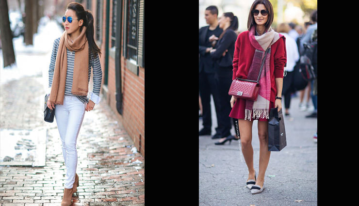 5 Stylish Ways To Drap A Scarf