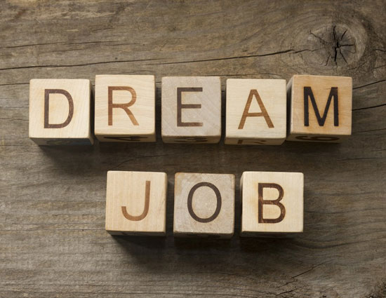 Song that describe Happiness of Dream College or Job