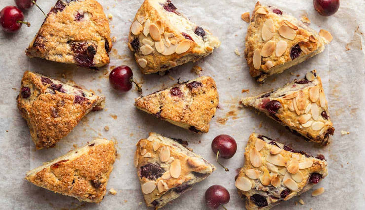 Valentine Recipe- Easy To Make Dried Cherry Scones