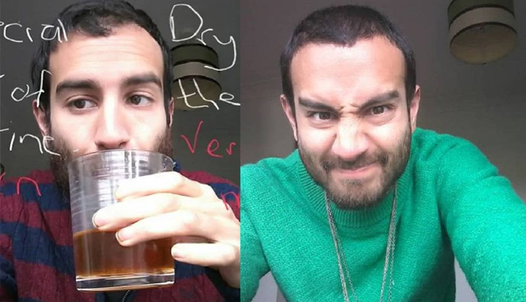 4 साल से अपना बासी पेशाब पी रहा ये शख्स, कहा - पहले से ज्यादा जवां हो गया 4 साल से अपना बासी पेशाब पी रहा ये शख्स, कहा - पहले से ज्यादा जवां हो गया