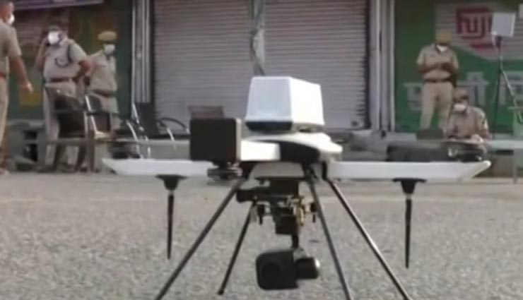 दौसा : बेवजह घूमने वालों के खिलाफ पुलिस ने अपनाया सख्त रूख, ड्रोन से होगी शहर में निगरानी