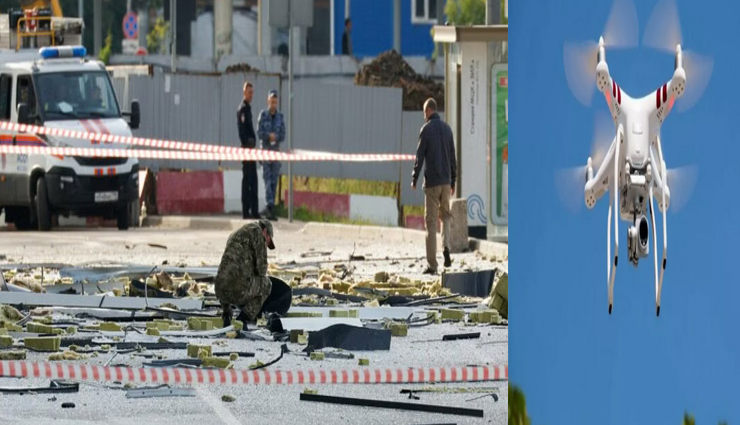 मास्को में ड्रोन हमले, दहशत में रूस, 3 हवाई अड्डे बंद