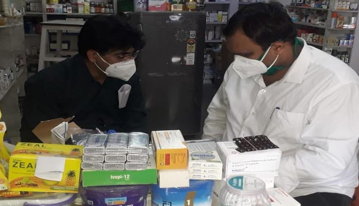 कोटा : ड्रग विभाग ने की मेडिकल स्टोर संचालक पर कारवाई, 5000 में बेच रहा था 1200 का ऑक्सीजन रेगुलेटर
