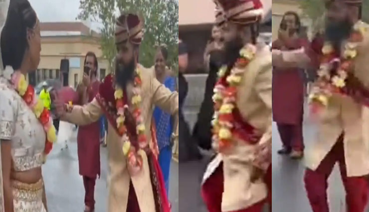 दुल्हन ने कुछ इस तरह थिरकाए अपने कदम, देख दूल्हे के भी छूटे पसीने; VIDEO वायरल