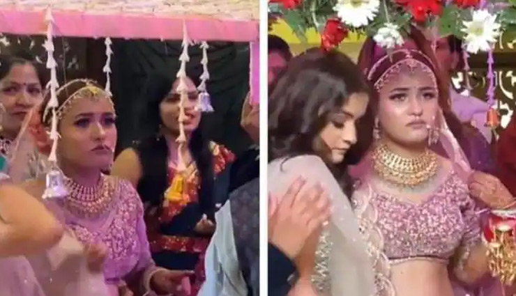 अपनी पसंद का गाना नहीं लगने पर दुल्हन को आया गुस्सा, एंट्री से किया मना, देखें VIDEO