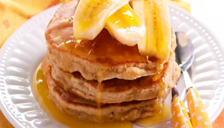 Recipe - Delicious Eggless Banana Pancakes