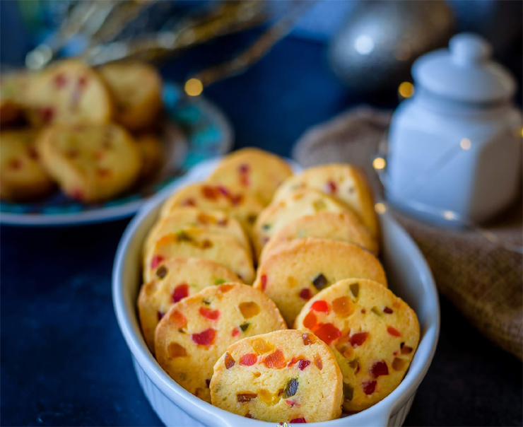 tea time snacks,tea time snacks recipe,eggless tutti frutti cookies,eggless tutti frutti cookies recipe,cookies recipe,recipe