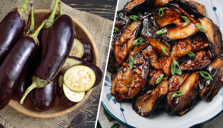 Eggplant in Garlic sauce Recipe