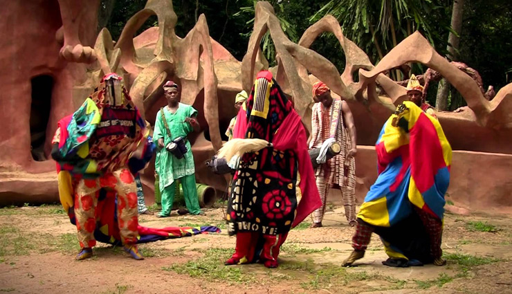 the village in africa,african black magic,egungun,weird places