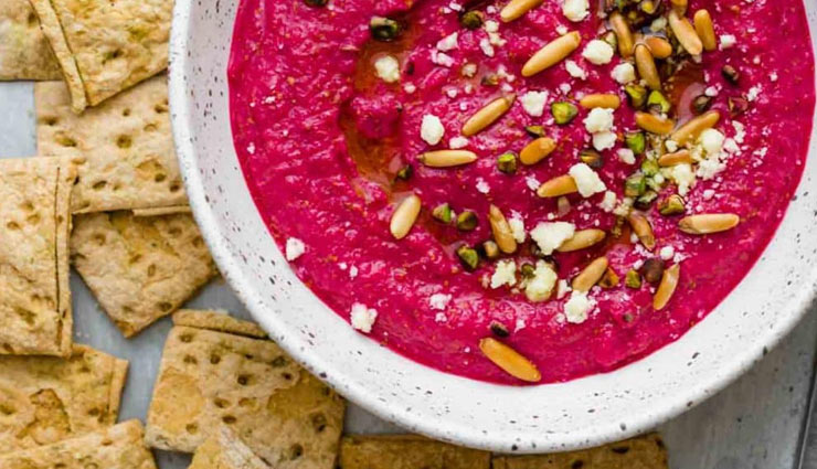 Diwali 2019- Make Your Guests Happy With Egyptian Beetroot Dip