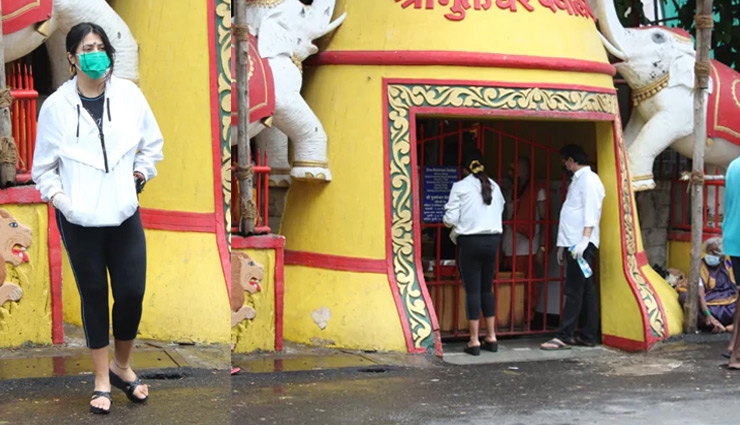 ekta kapoor,ekta kapoor visit mukteshwar temple,mukteshwar temple juhu,ekta photos viral,tv queen ekta kapoor