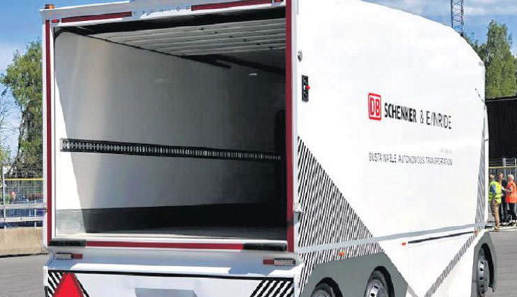 driverless electric truck,sweden,weird story,omg